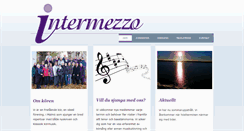 Desktop Screenshot of intermezzokoren.se